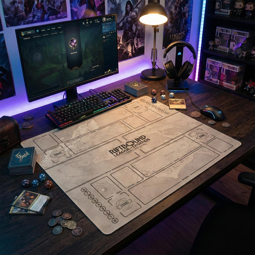 Riftbound League of Legends Duo Zones Playmat