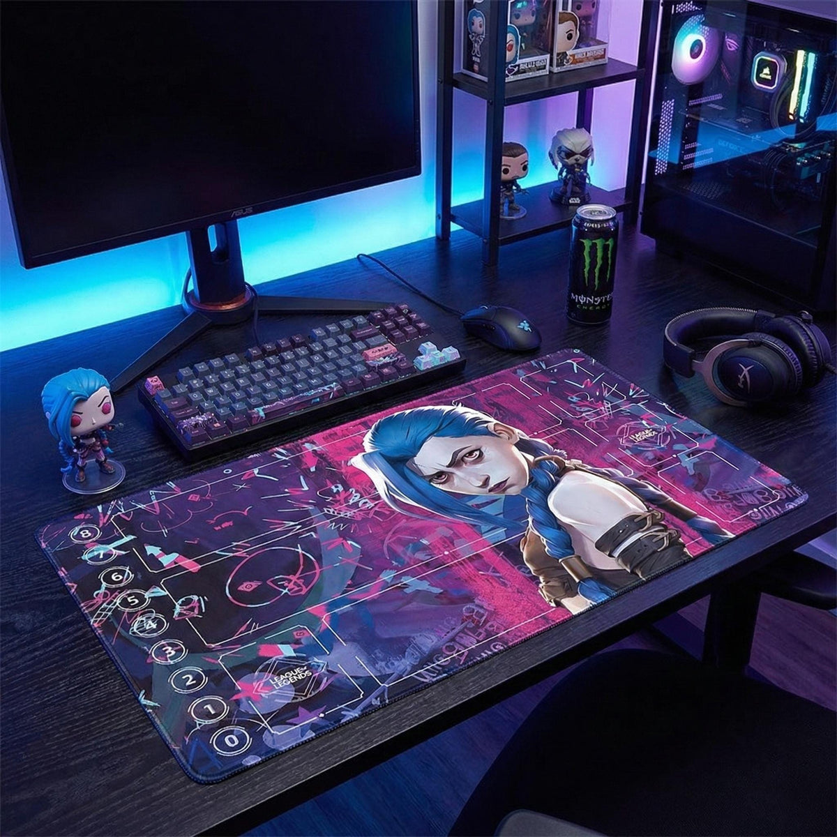 Jinx Arcana Riftbound Spielmatte III