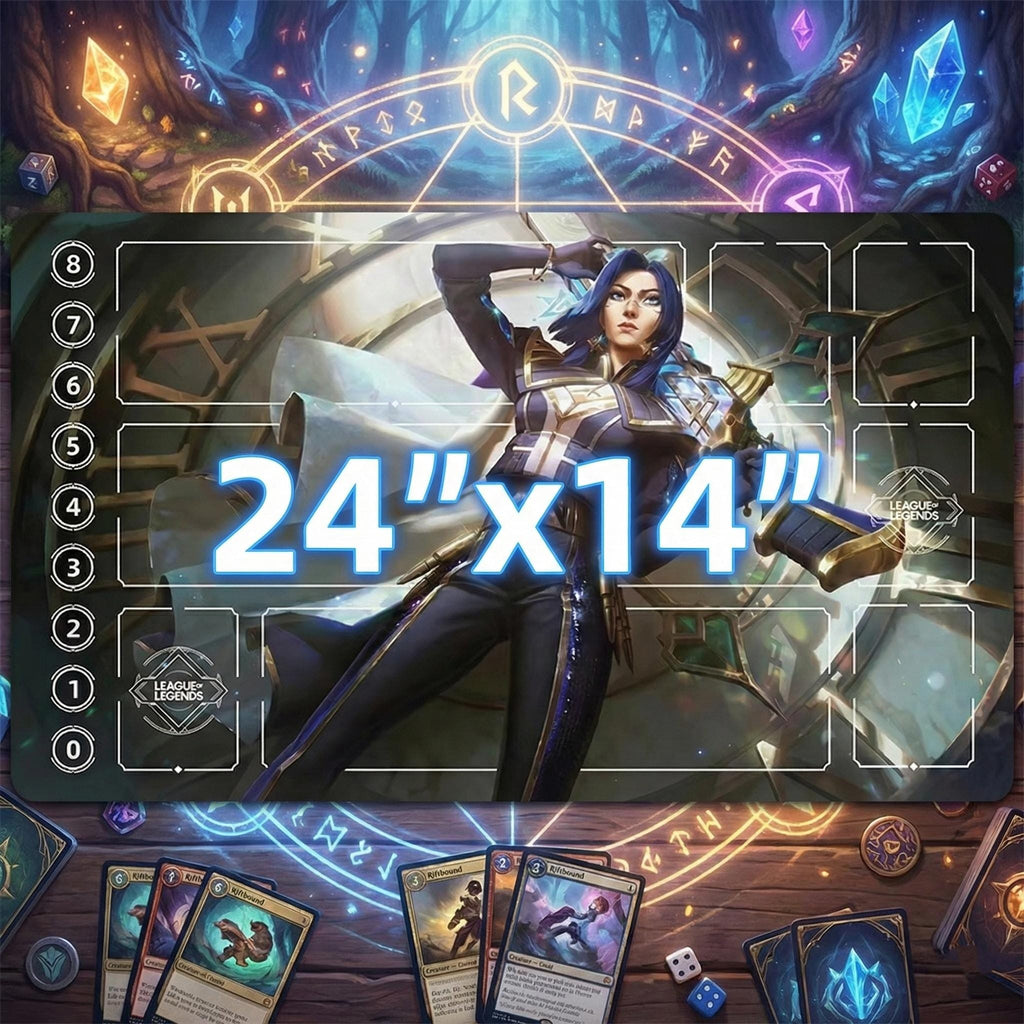 Caitlyn League Riftbound Playmat