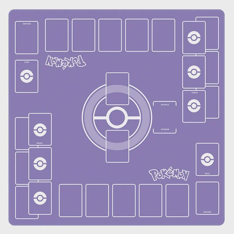 Duo Pokemon Playmat | 2 Player Pokemon PTCG Battle Mat | 24 x 24 inches