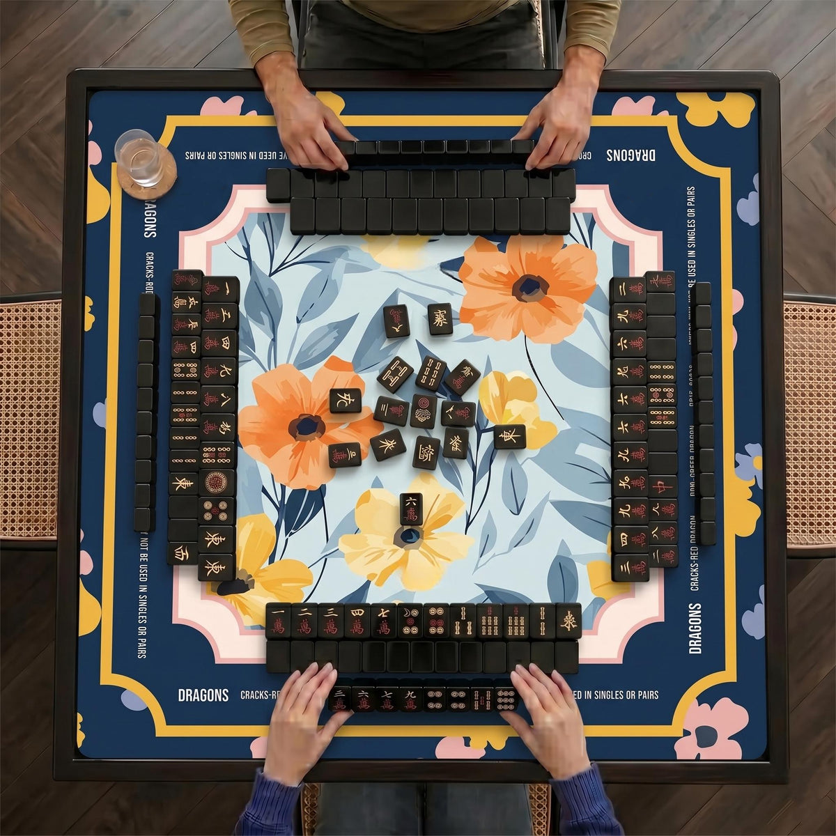 Tappetino per Mahjong Wildflower