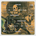 One Piece Card Game Playmat 2-Player -Soul King Custom TCG Desk Mat - Double Duel Layout Mat 24 x 24" - Custom Anime Card Game Desk Mat