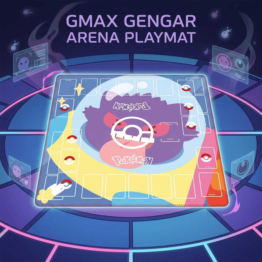 Pastel Gengar Two-Player Pokemon Playmat