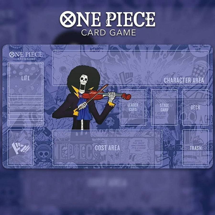 Brook Skeleton Musician One Piece Playmat