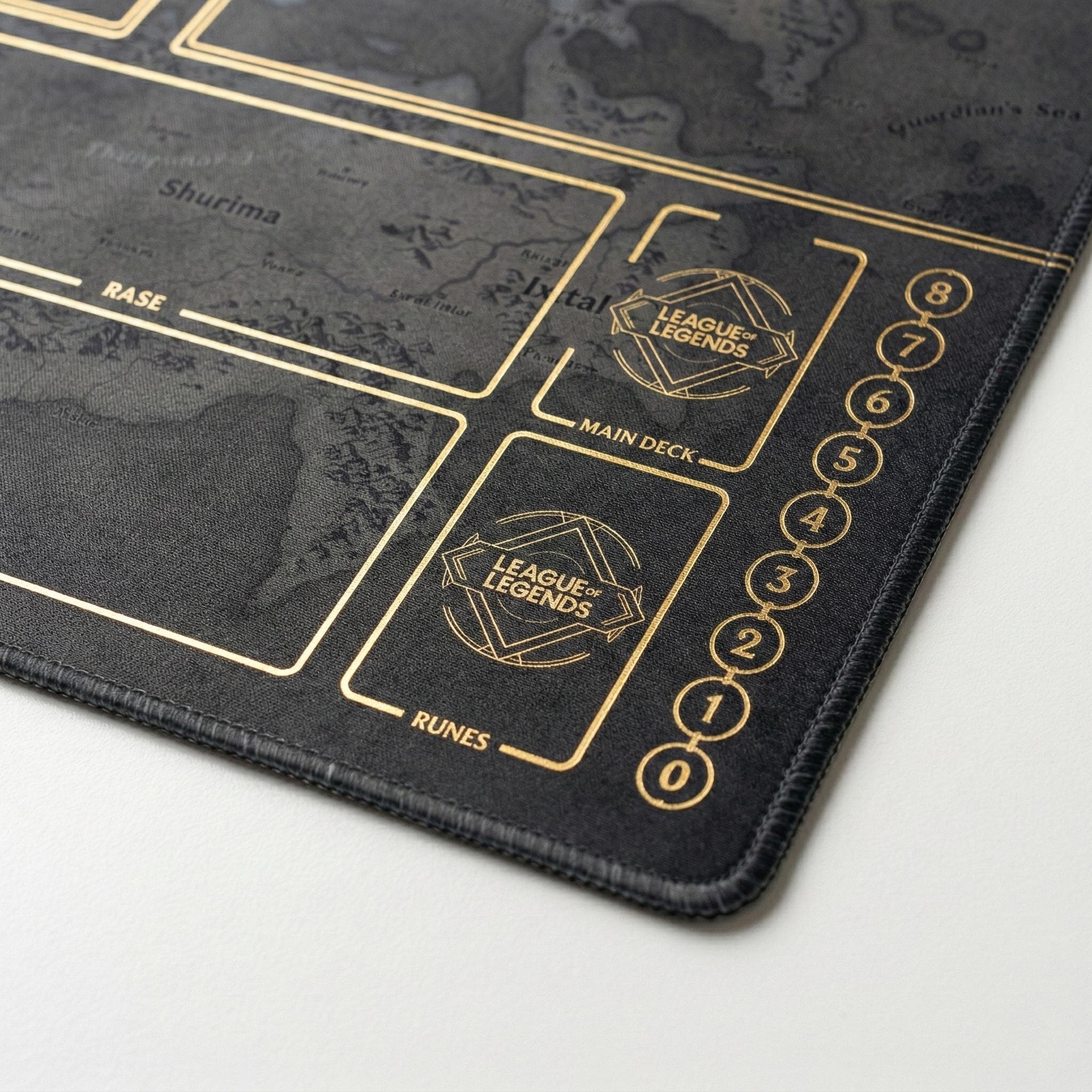 Riftbound TCG Playmat Two Player, League of Legends 24x24 Card Game Mat, Duo Battlefield Tabletop Desk Mat, Gamer Gift