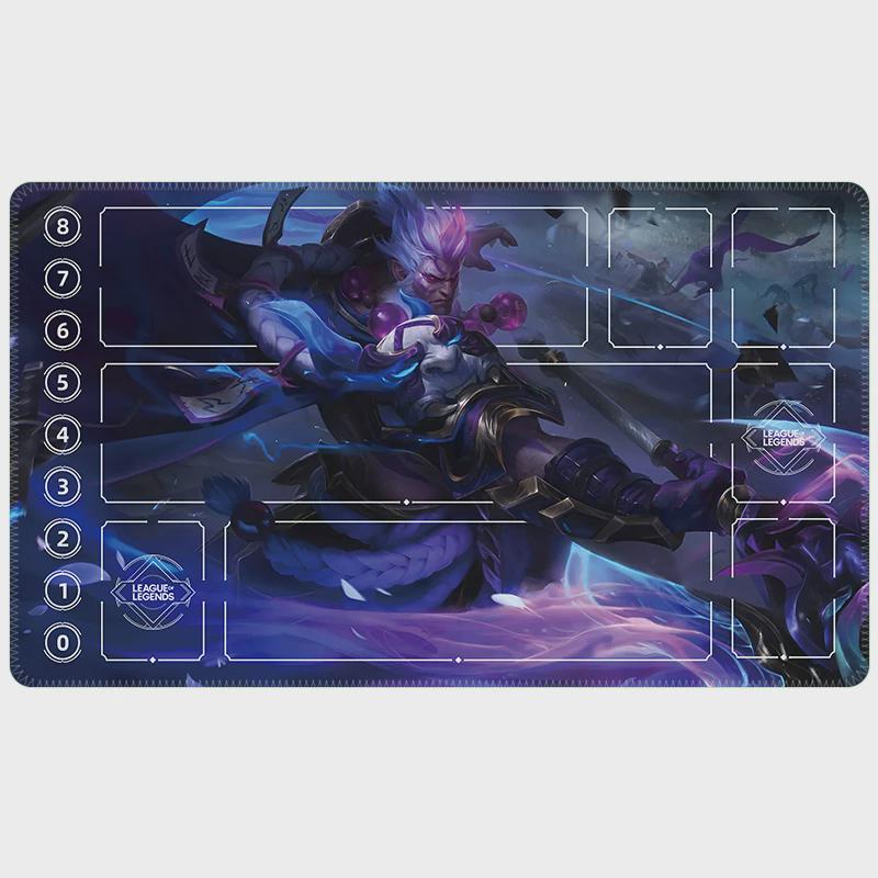 Yasuo Spirit Blossom Playmat – League of Legends Inspired TCG Surface (24" x 14")