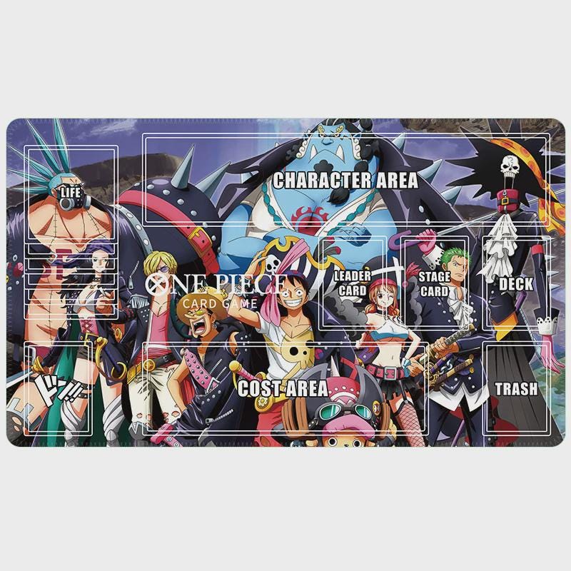 One Piece Playmat | Luffy, Zoro, Sanji, Nami Futuristic Outfits