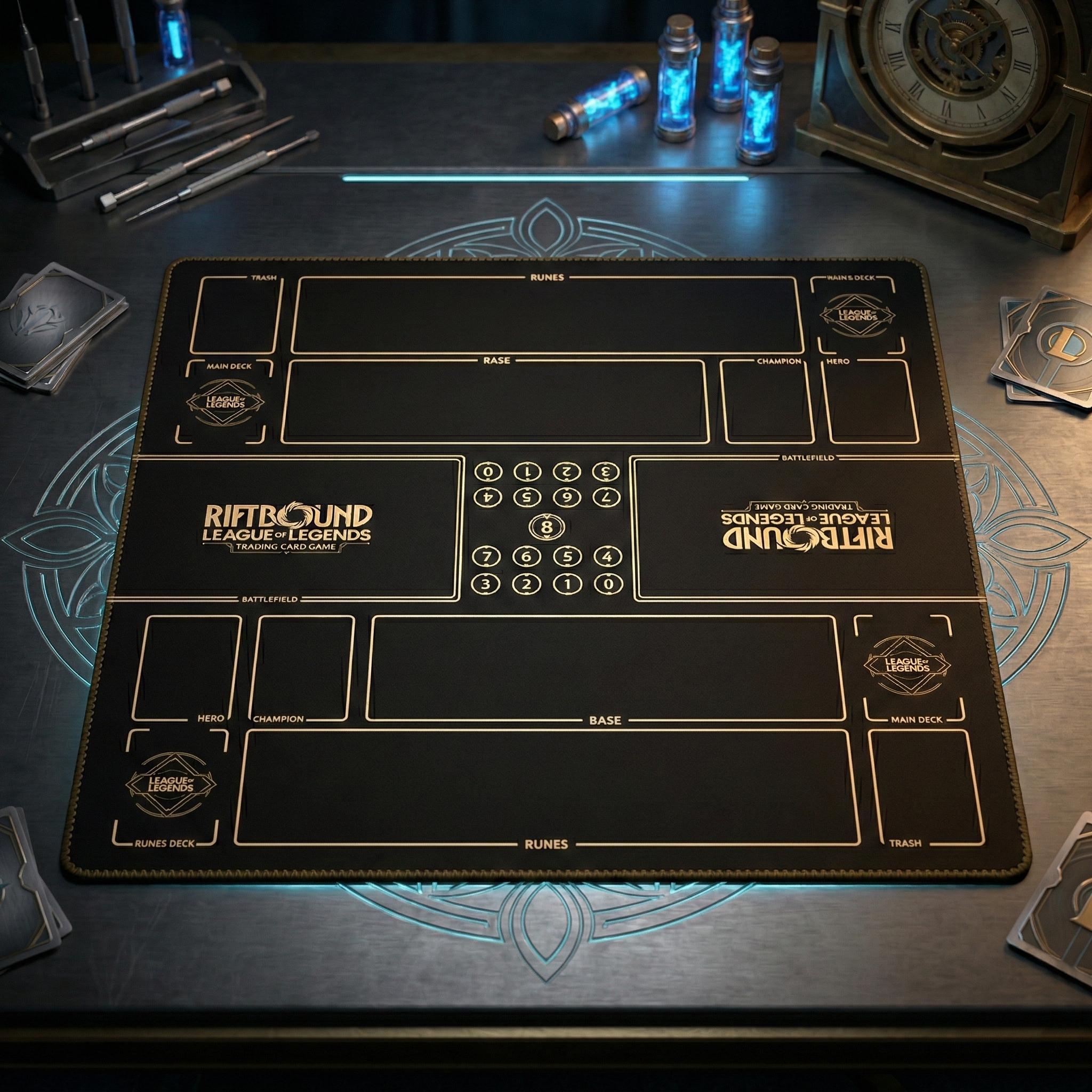 Two Players Riftbound Playmat