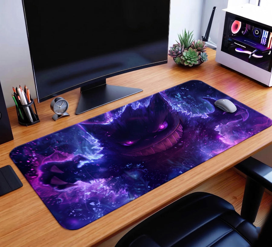 Evil Gengar Pokemon Desk Mat