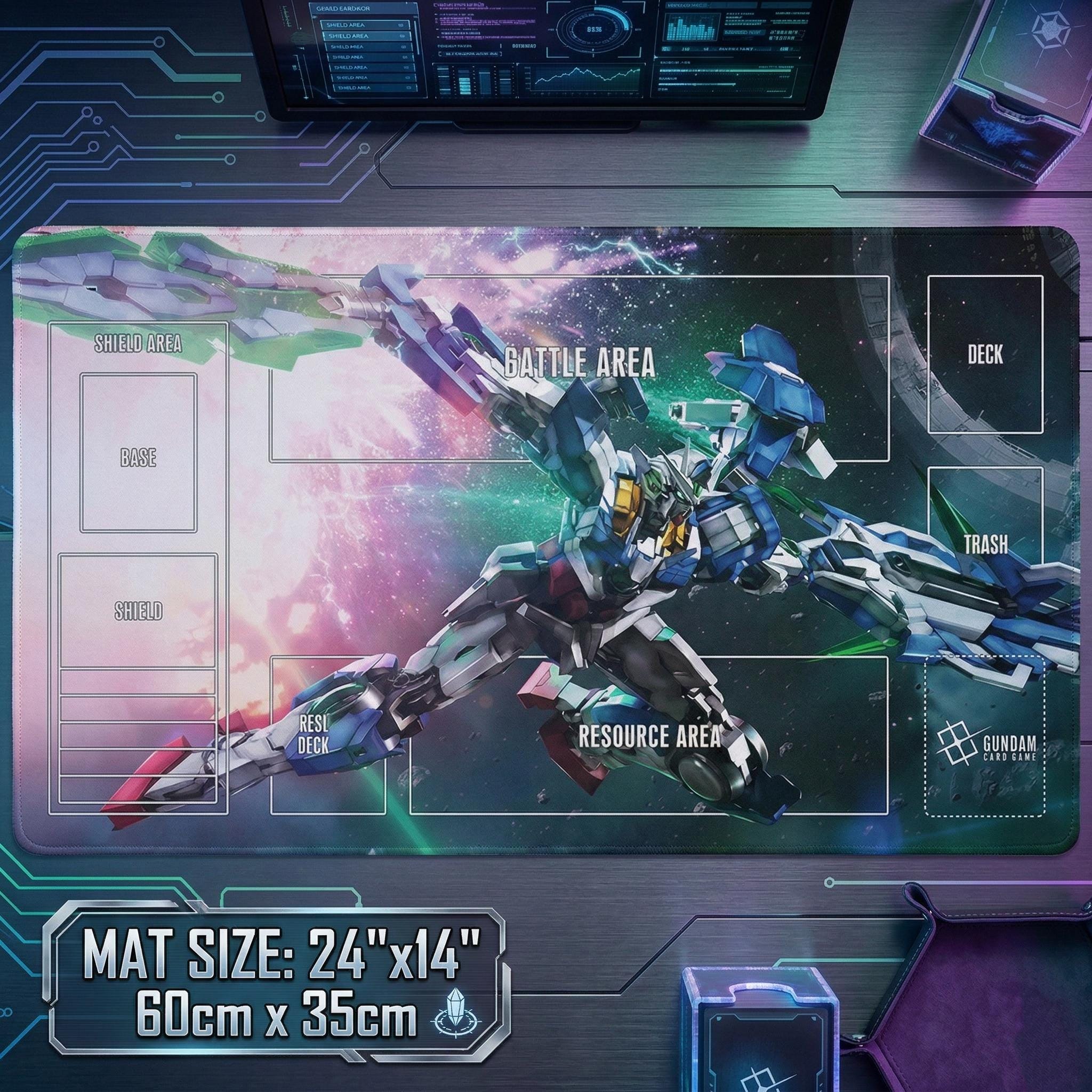 Gundam 00 Qan[T] Playmat
