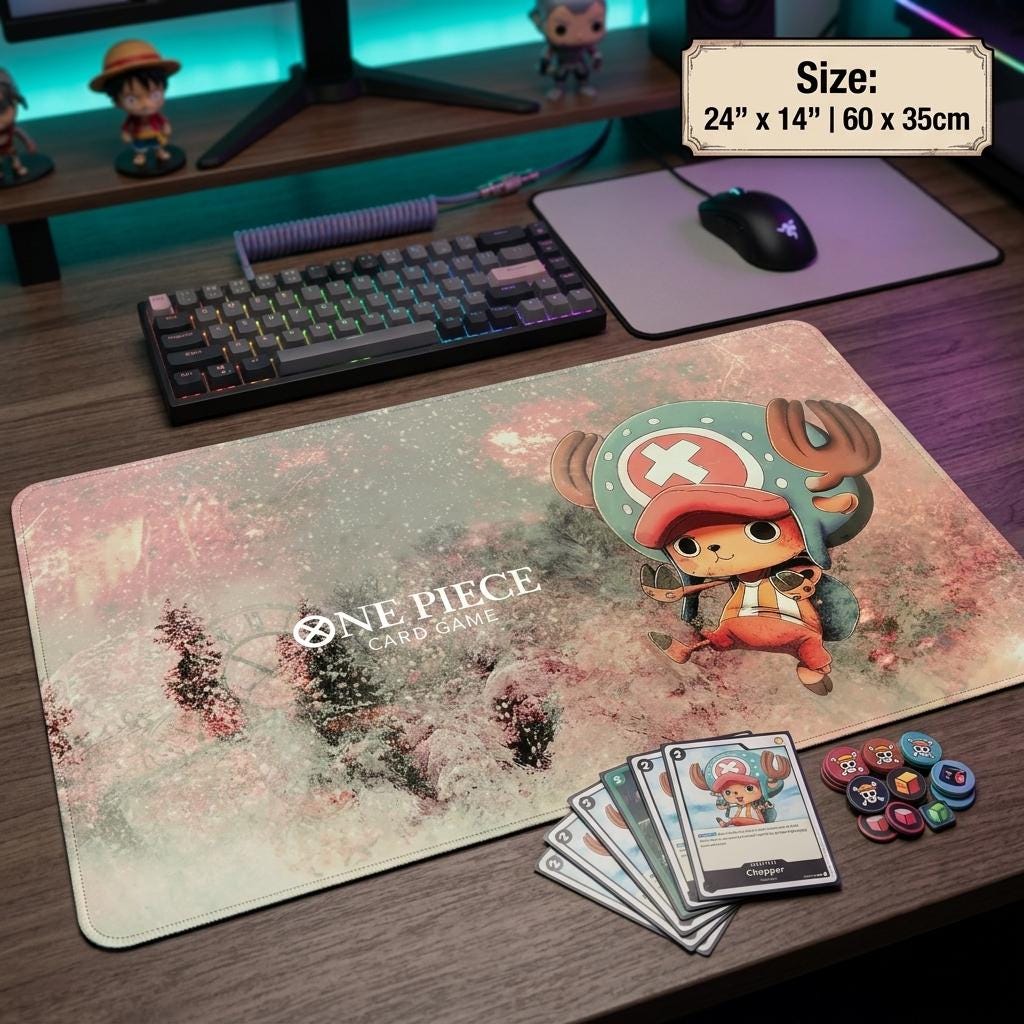 Tony Tony Chopper Winter Cherry Blossom Playmat