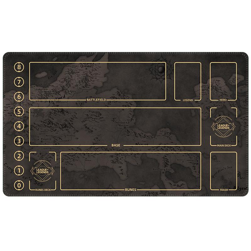 League of Legends Playmat – Riftbound Battlefield TCG Gaming Mat 24x14"
