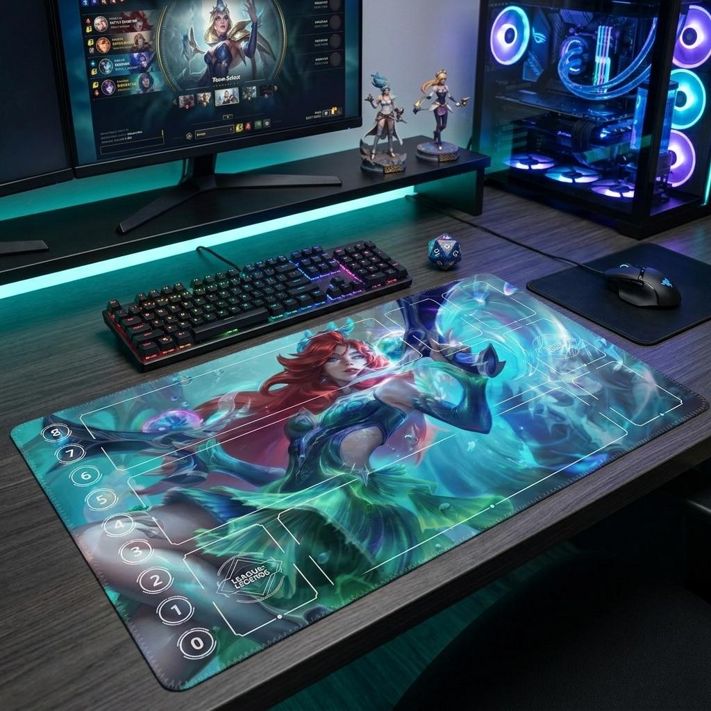 Miss Fortune Cryptic Depth Riftbound Playmat