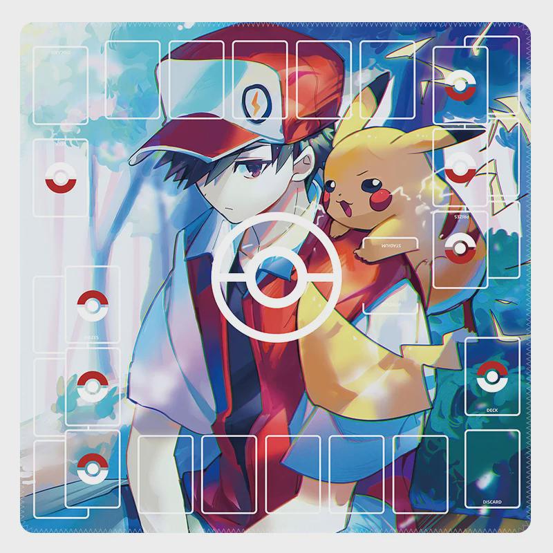 Pikachu Red Duo Pokemon Playmat
