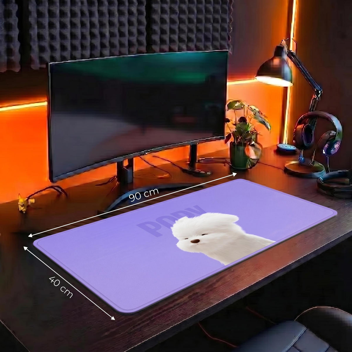 Poppy Gaming-Schreibtischunterlage
