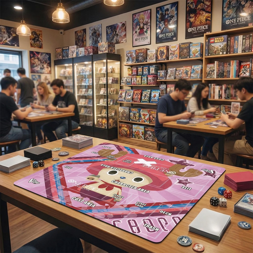 Tony Tony Chopper One Piece Two Player Playmat | 2 Player OPCG Battle Mat | Duo Layout Mat | 24 x 24"