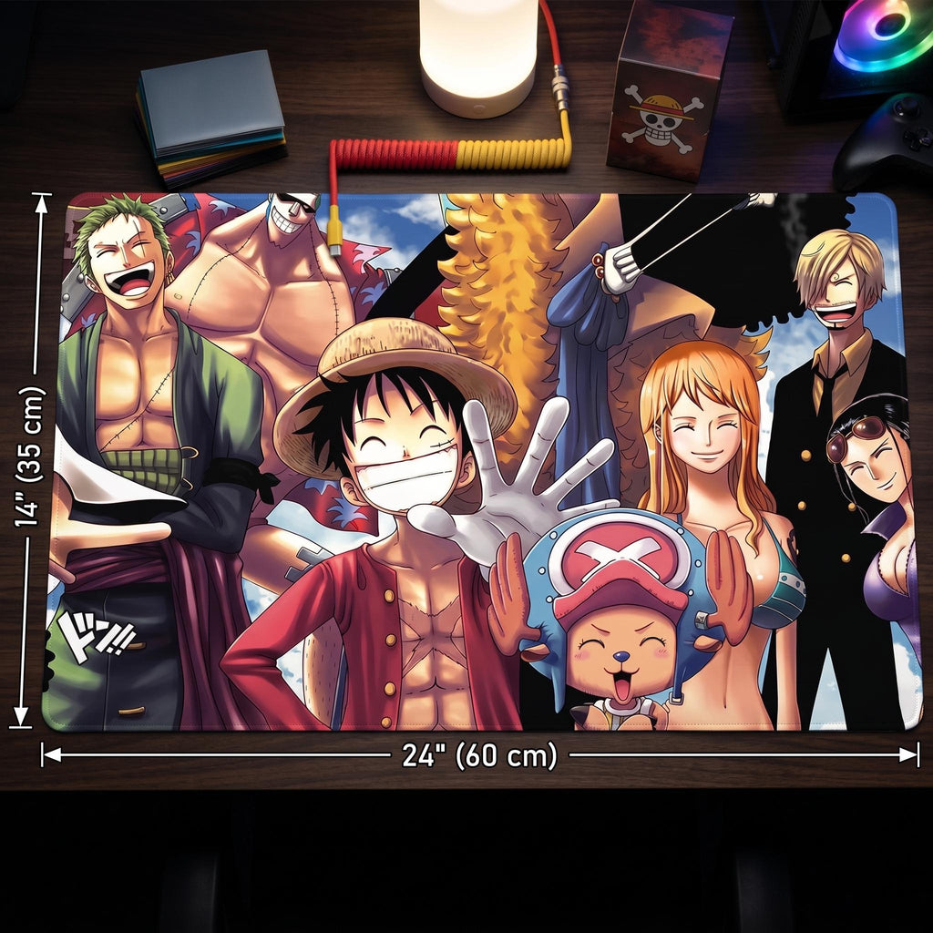 Straw Hat Pirates Crew One Piece Playmat