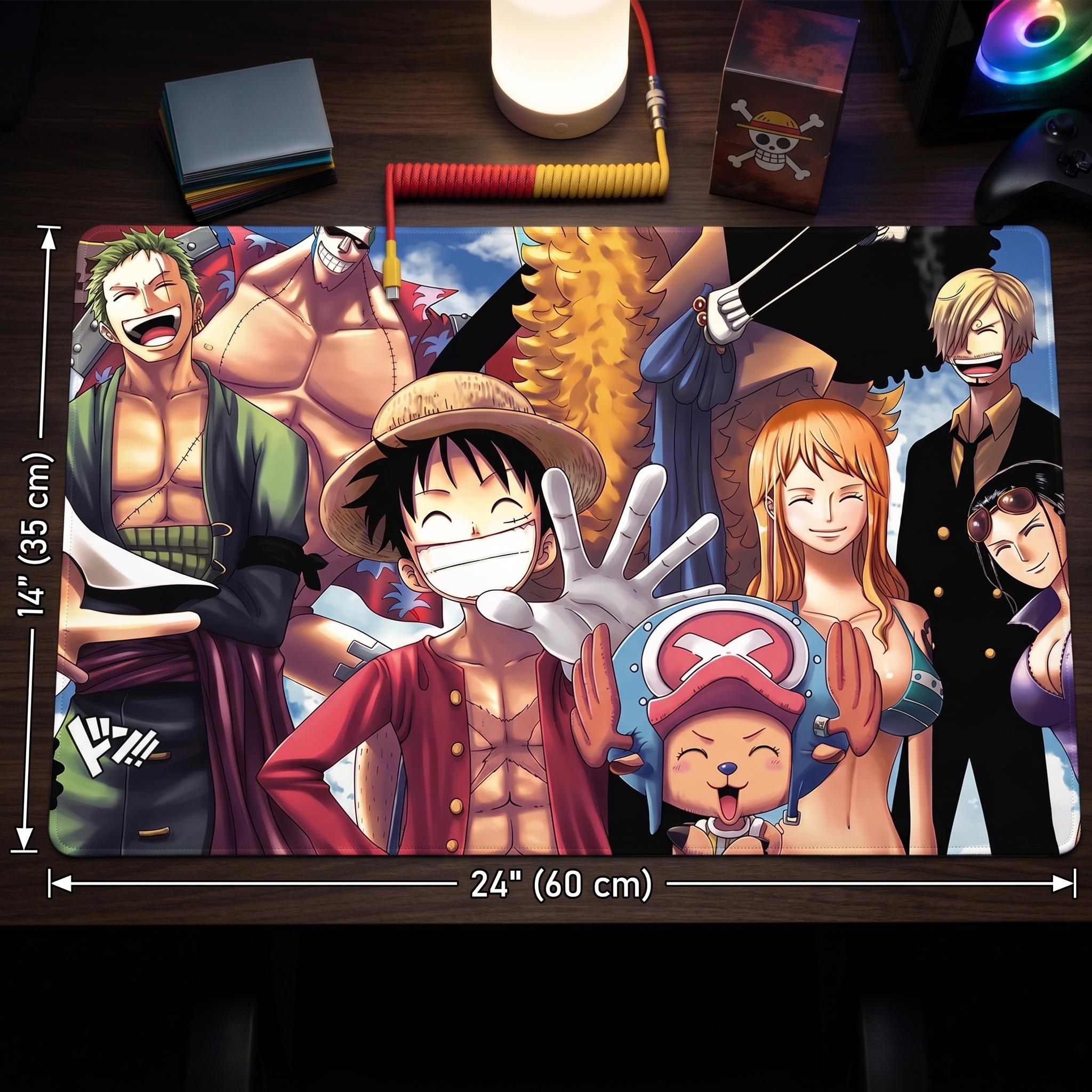 Straw Hat Pirates Crew One Piece Playmat