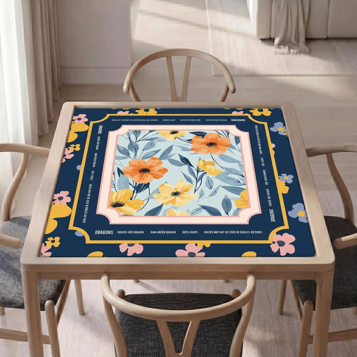 Tappetino per Mahjong Wildflower