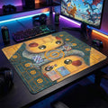 Pikachu Oil Painting Style Pokemon Playmat
