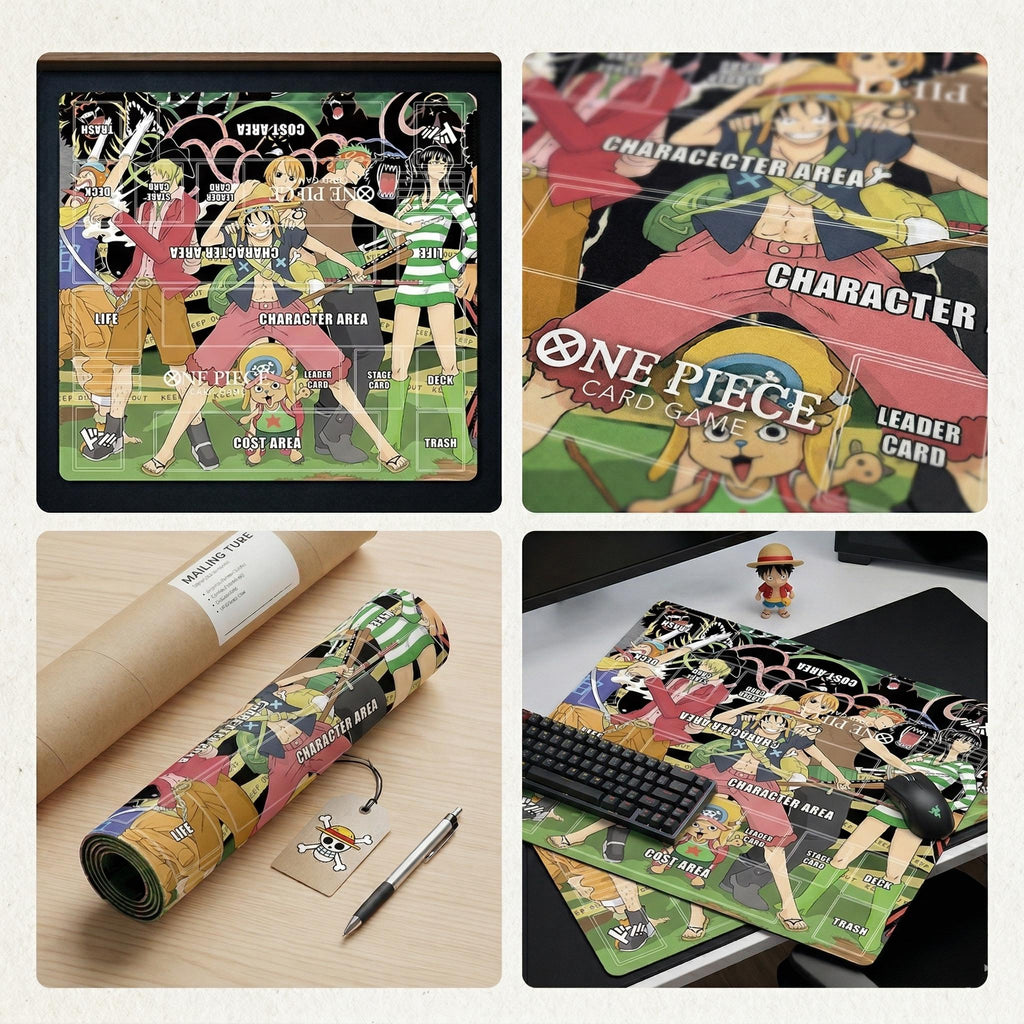 Straw Hat Pirates Crew One Piece Duo Playmat