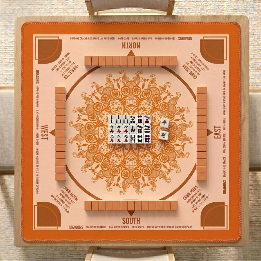 Mahjong Mat with Charleston Rules IV