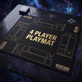 2v2 Four Player Riftbound LOL Playmat - 4-Player League of Legends Trading Card Game Table Mat - TCG Arena Desk Pad 100 x 100 cm