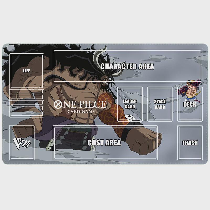 Kaido vs Luffy One Piece Card Game Playmat with Zones | Custom TCG Play Mat | Anime Desk Mat, Mouse Pad | One Piece TCG Playmat,Gifts Gamers