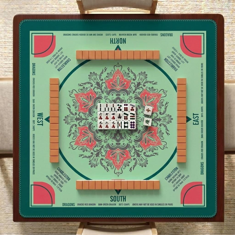 Mahjong Mat with Charleston Rules