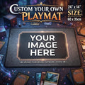 Custom TCG Playmat 24"X14" | Personalized Play Mat | Custom Board Game Mat With Zones | Trading Card Games | Print Your Own Playmat