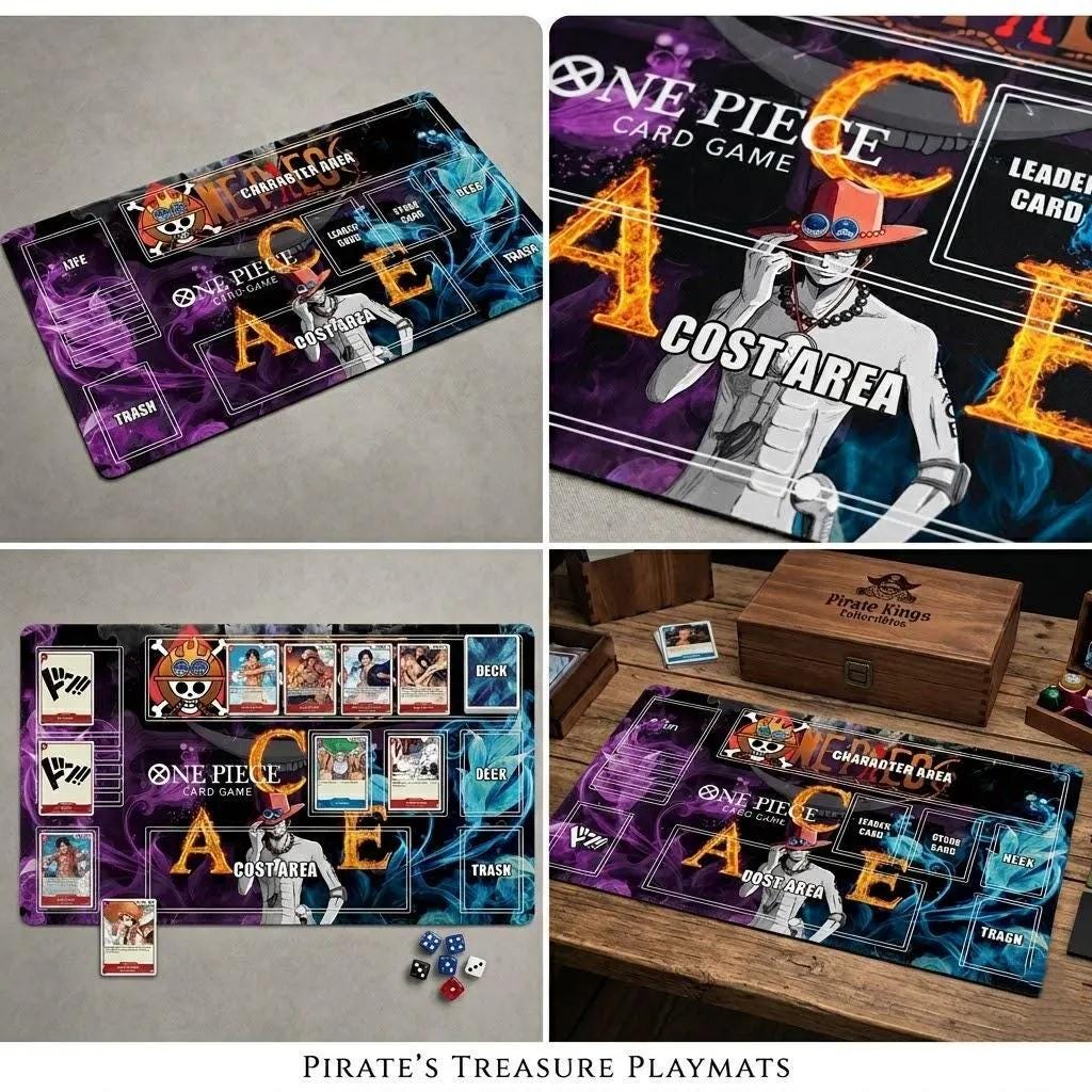 Portgas D. Ace One Piece Playmat