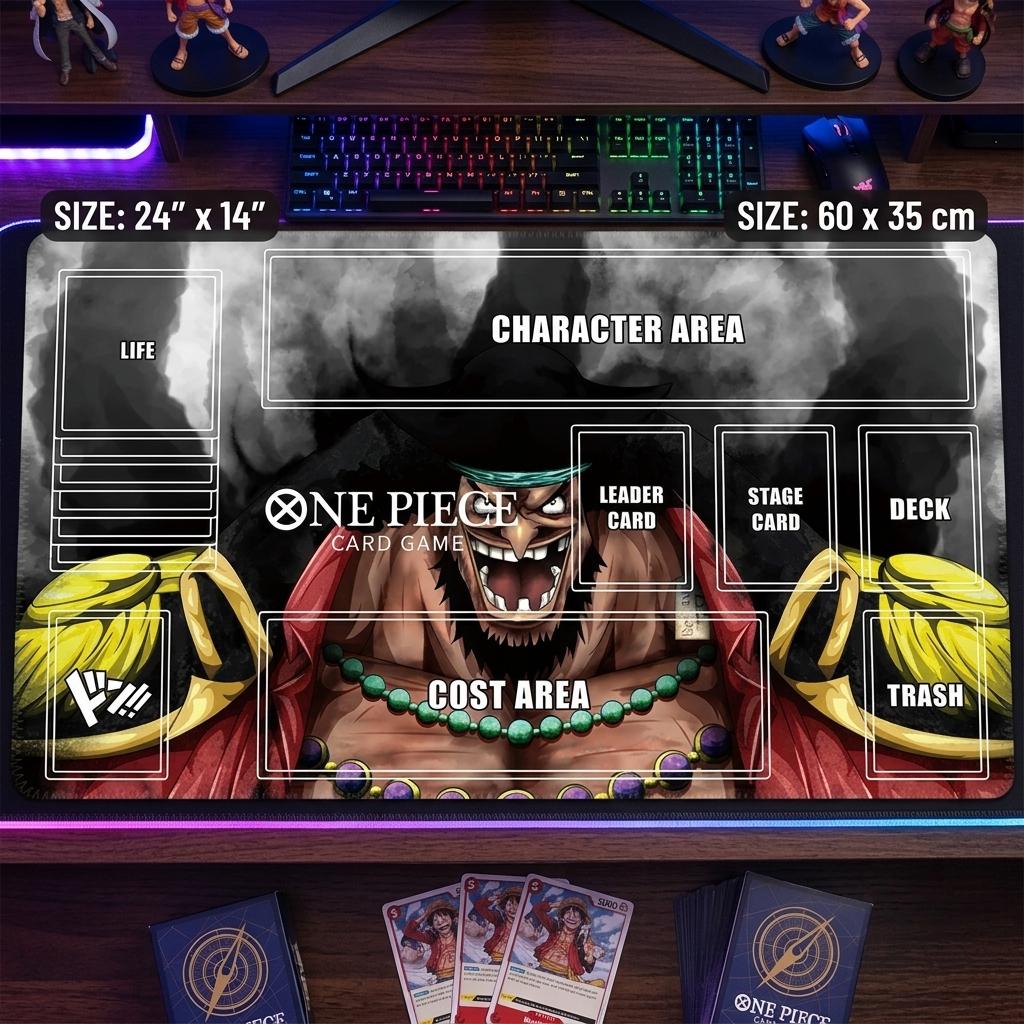 Marshall D. Teach Blackbeard One Piece Playmat