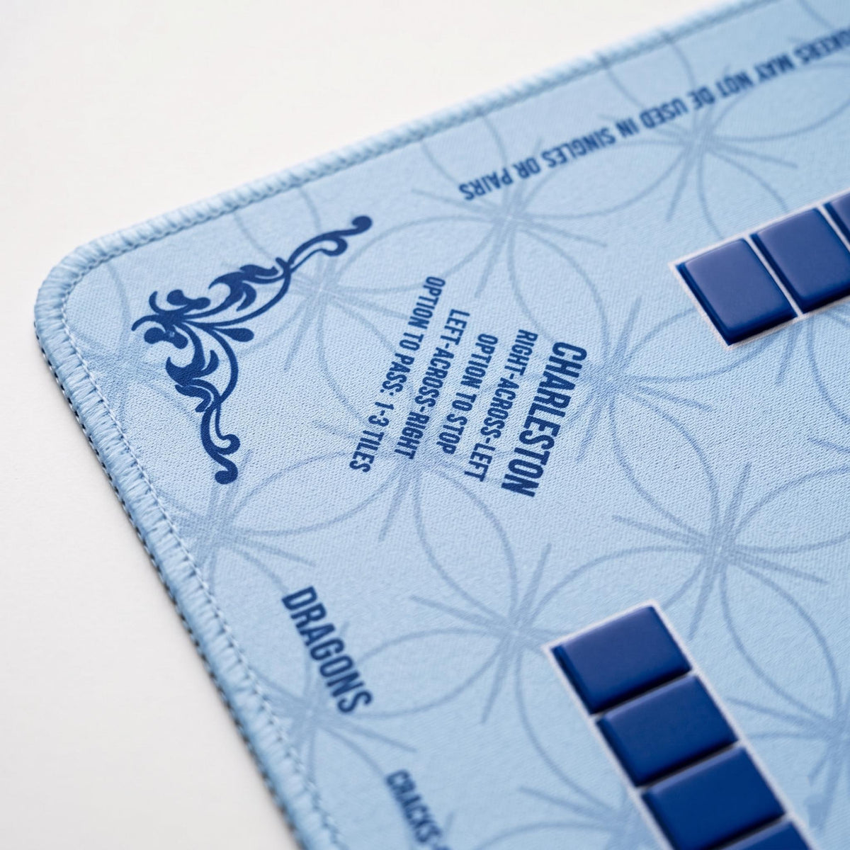 Light Blue Mahjong Mat