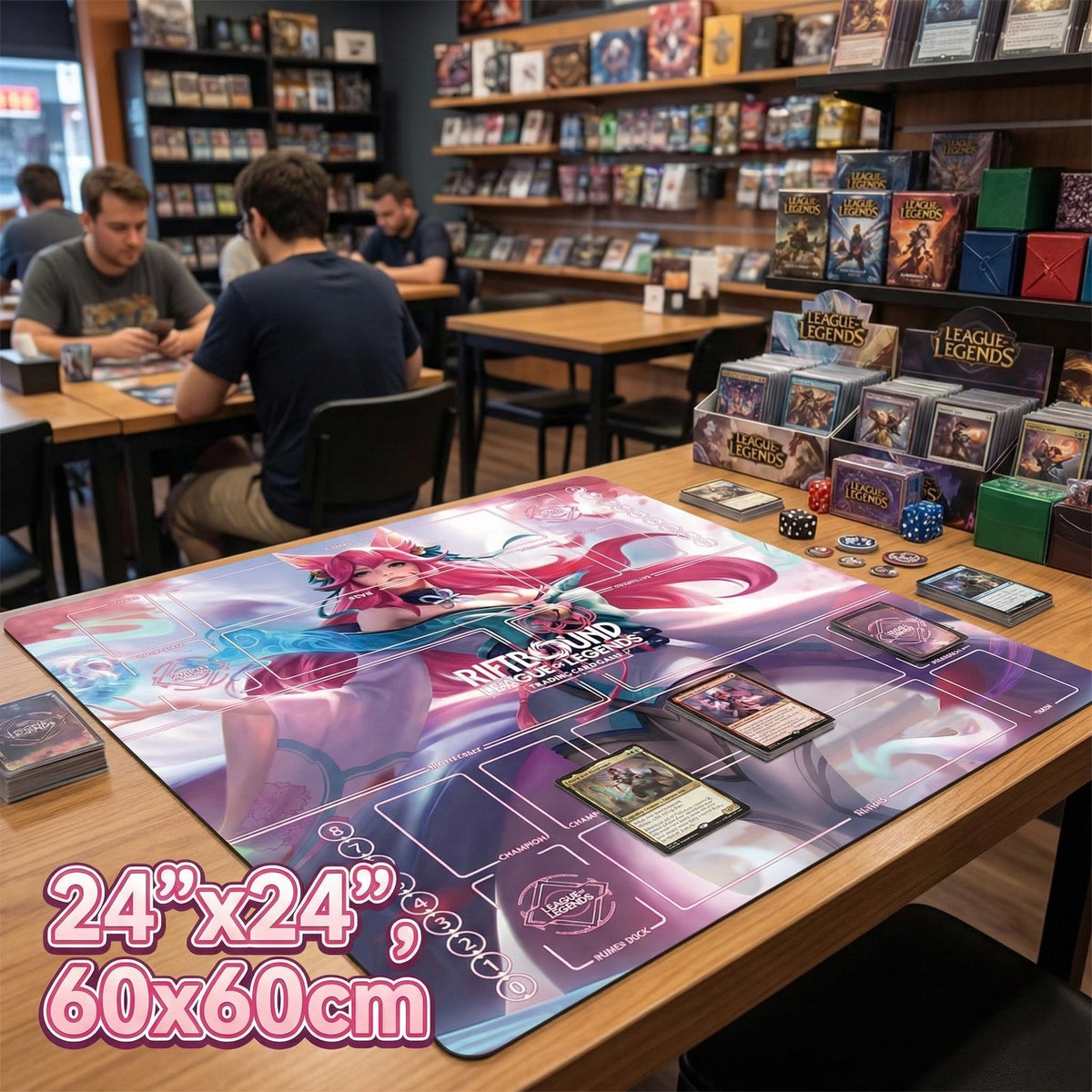 Ahri Riftbound Two-Player Duo Playmat