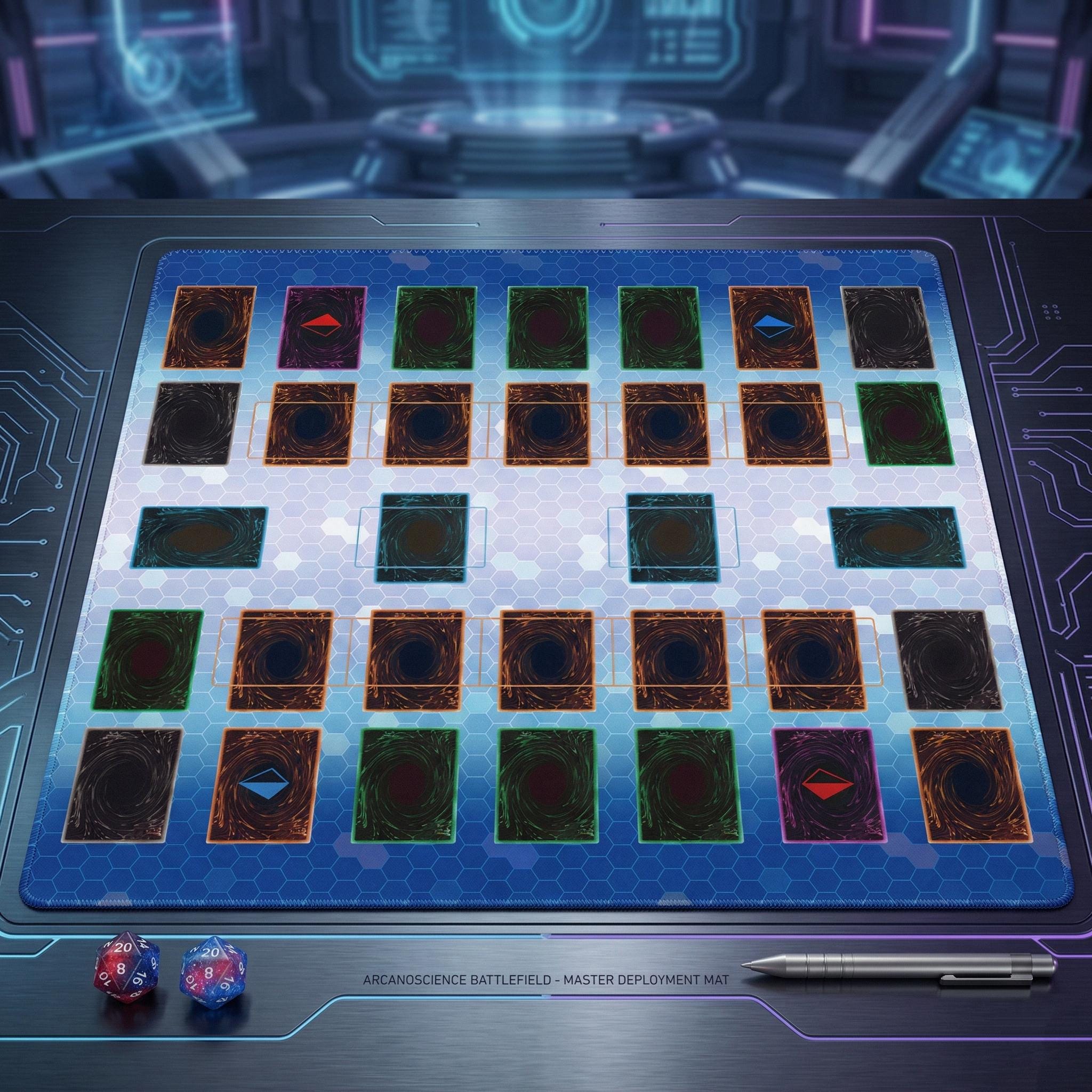 Two Player Duo Yu-Gi-Oh! Playmat