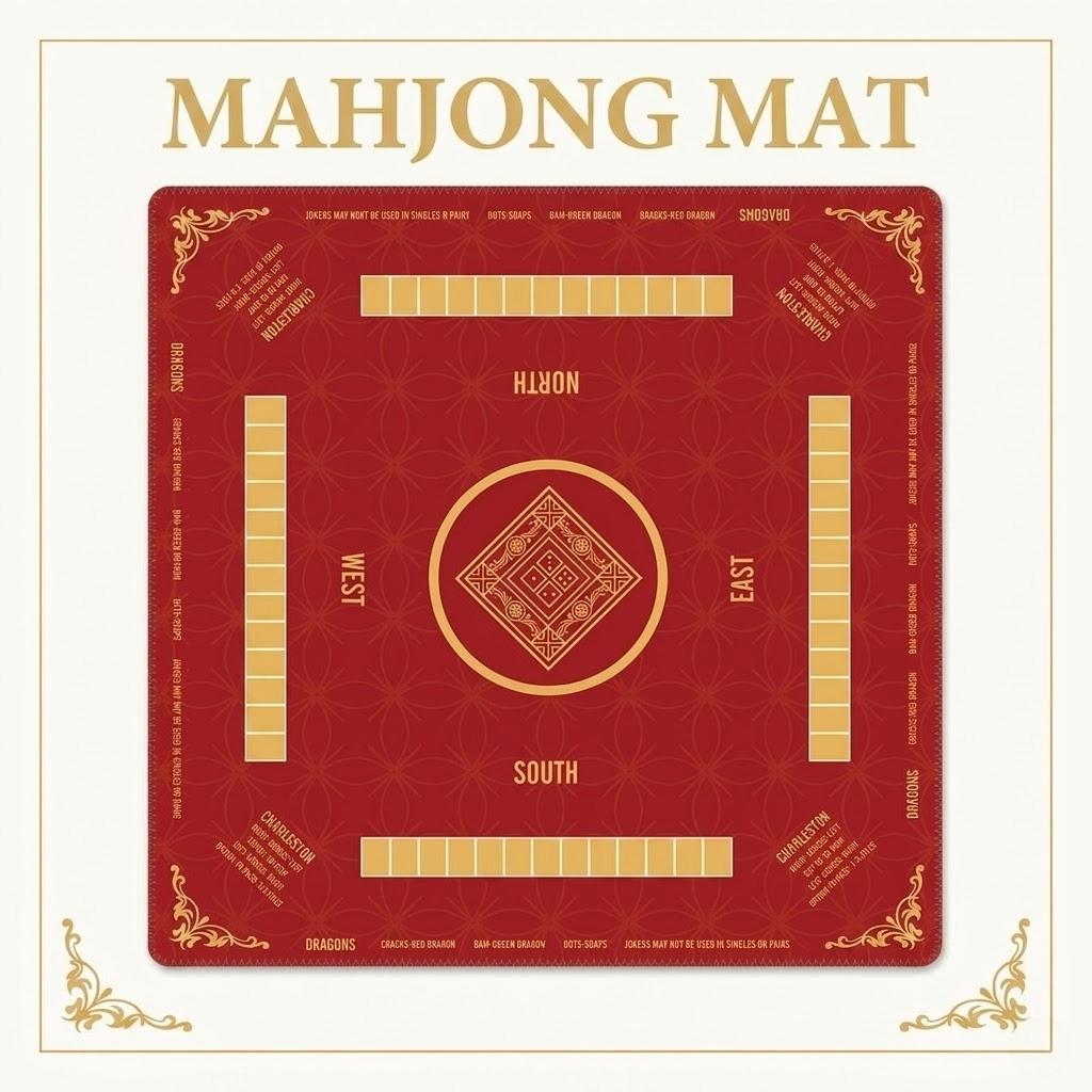 Mahjong Mat 60 x 60 cm