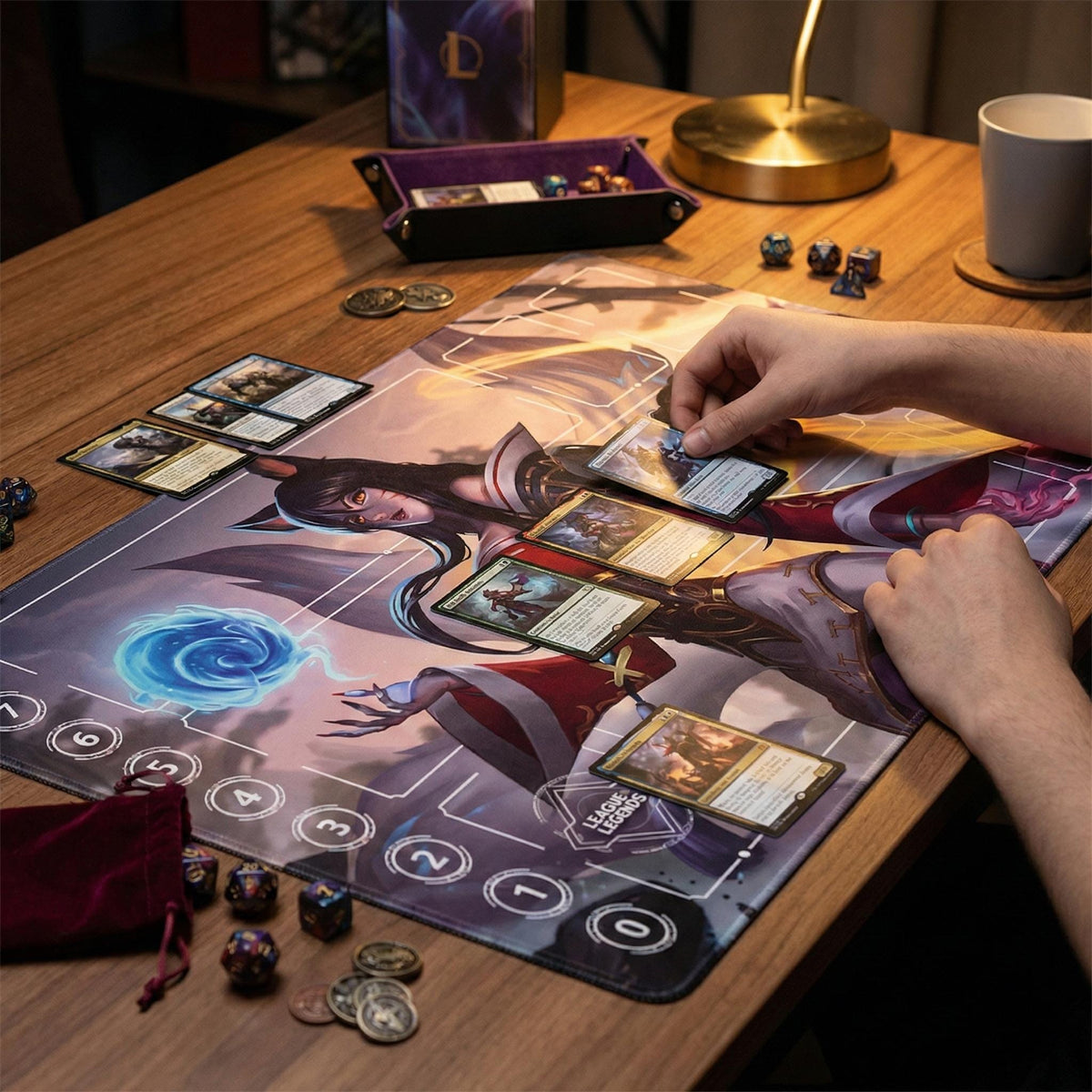 Ahri Riftbound Playmat II