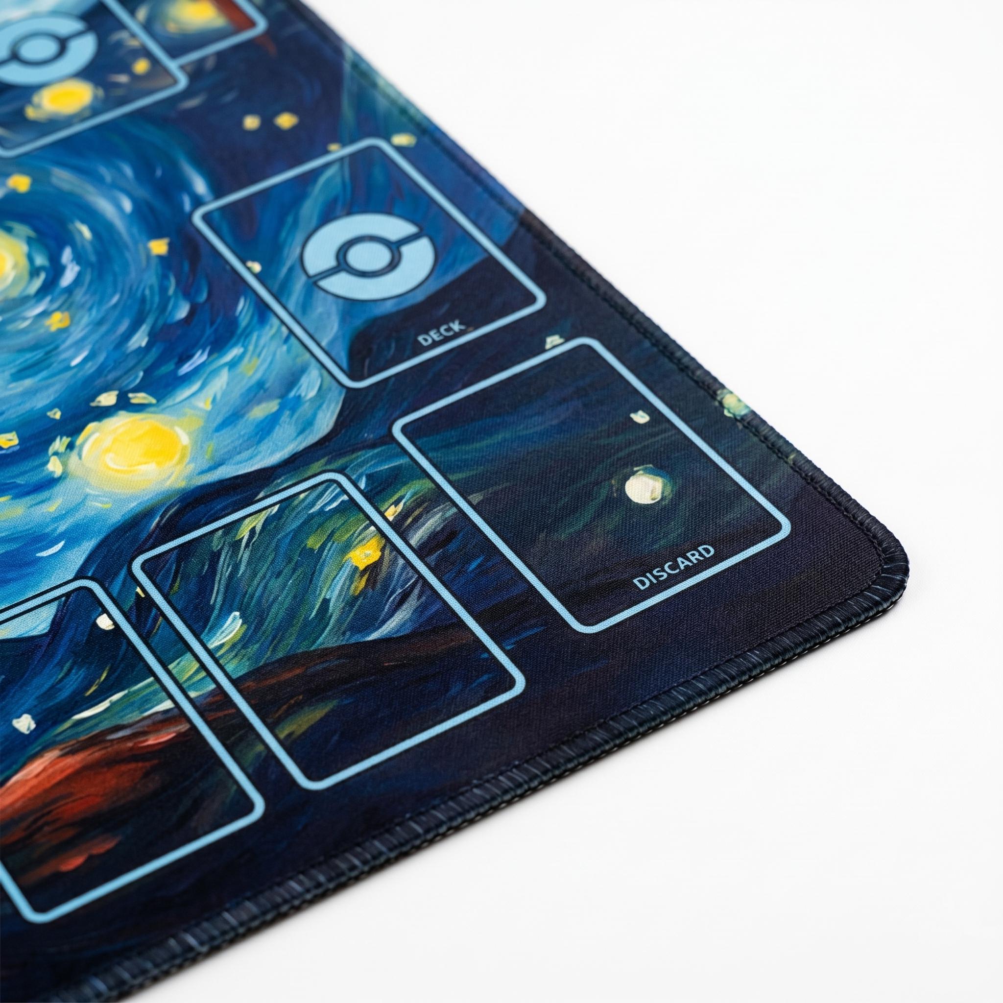 Pikachu Oil Painting Pokemon Duo Playmat