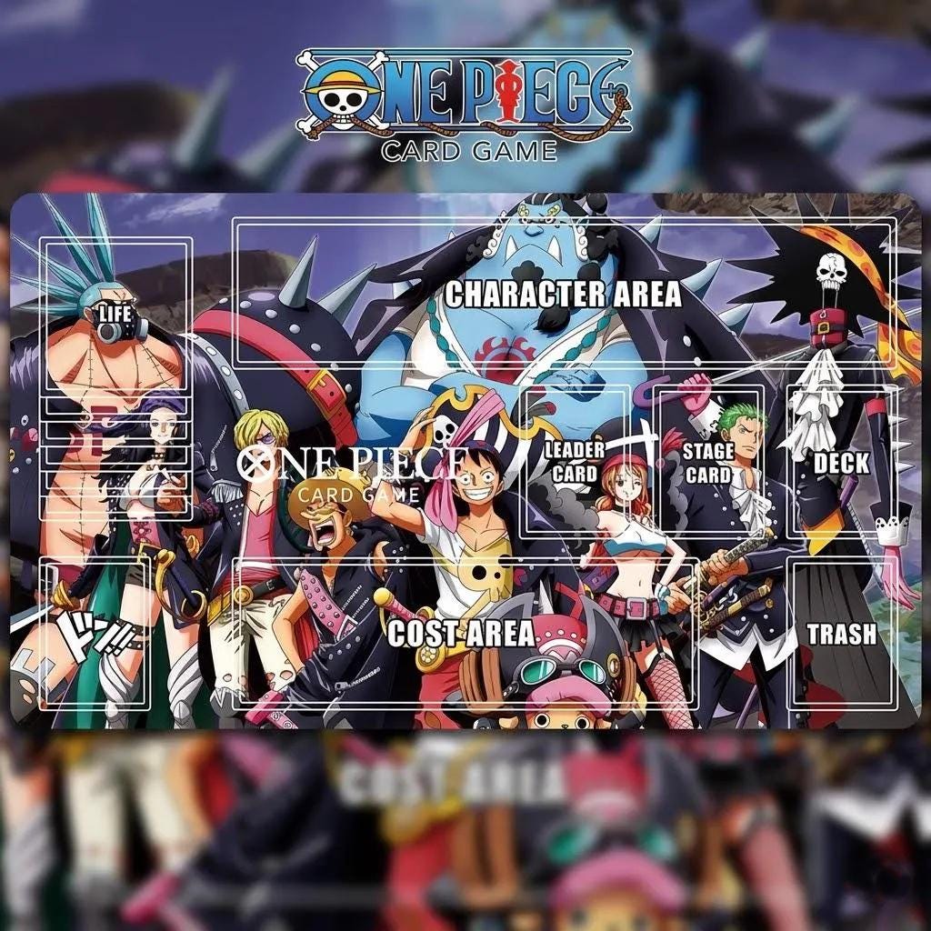 One Piece Playmat | Luffy, Zoro, Sanji, Nami Futuristic Outfits