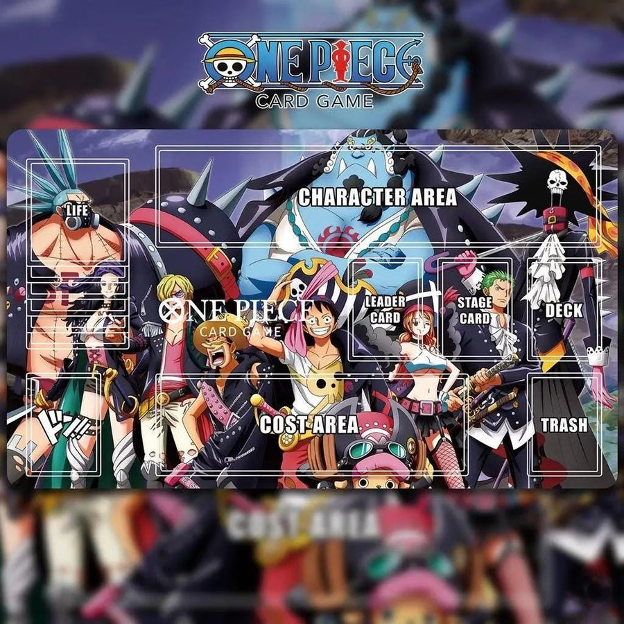Luffy Zoro Sanji Nami Futuristic Playmat