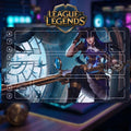 Caitlyn League of Legends Riftbound Playmat | 24" x 14" inches Stitched Edges | Caitlyn Desk Mat