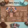 One Piece TCG Playmat Franky | Anime Card Game Mat with Card Zones | Custom TCG Desk Mat, Straw Hat Pirates Gaming Mousepad, Gift for Gamers