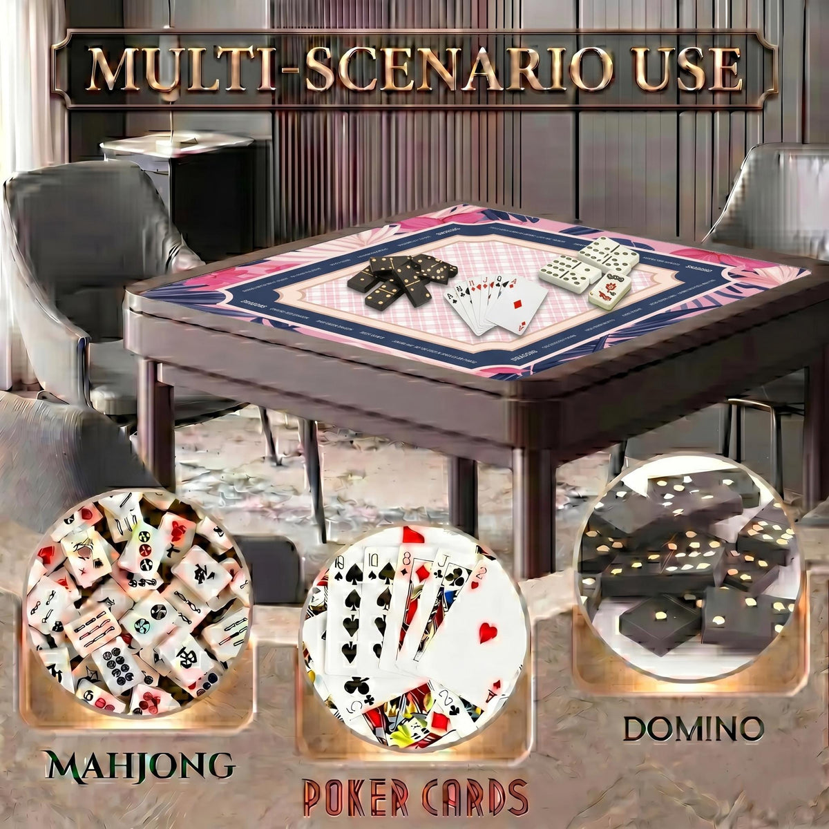 Petal & Palm Mahjong Mat