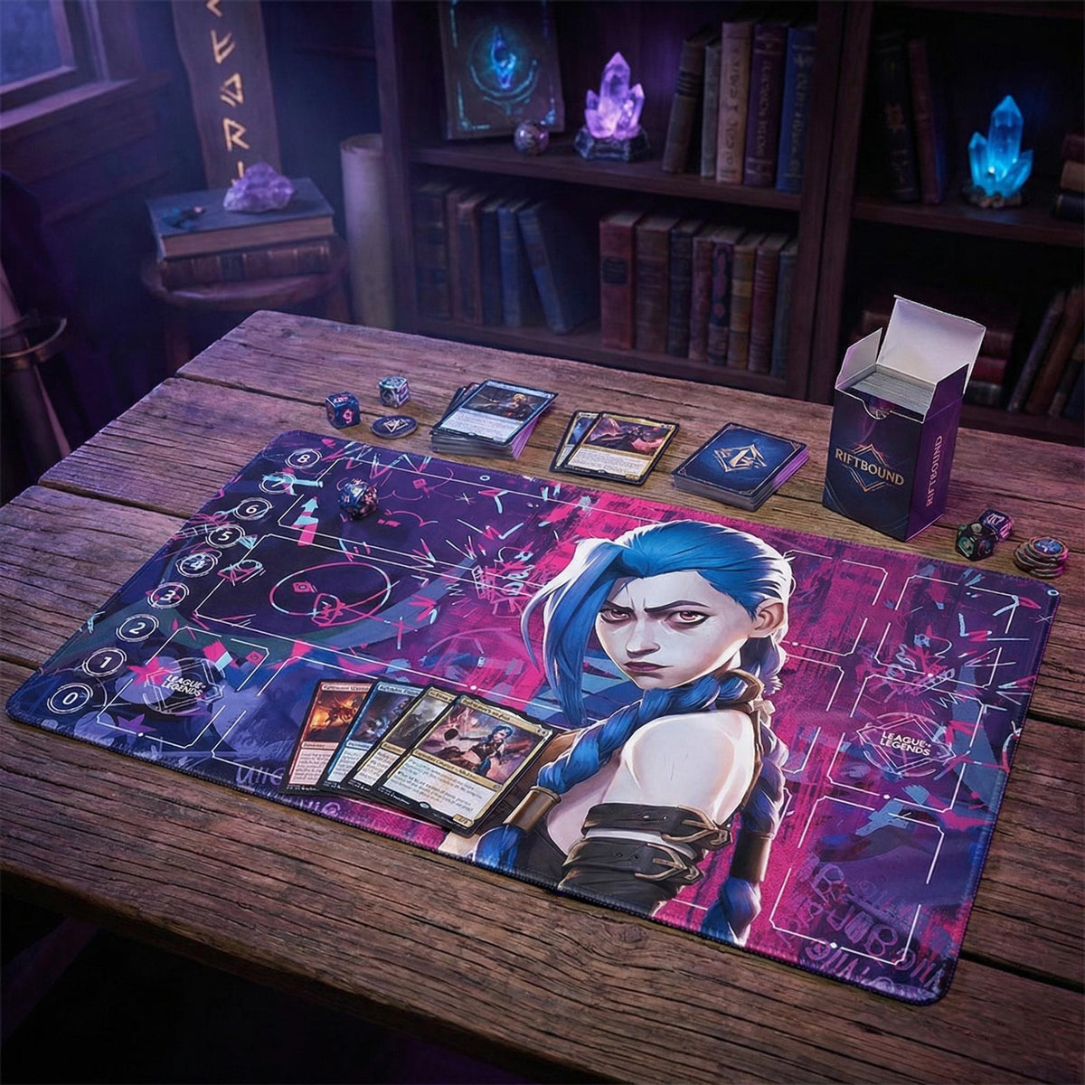 Jinx Arcana Riftbound Spielmatte III