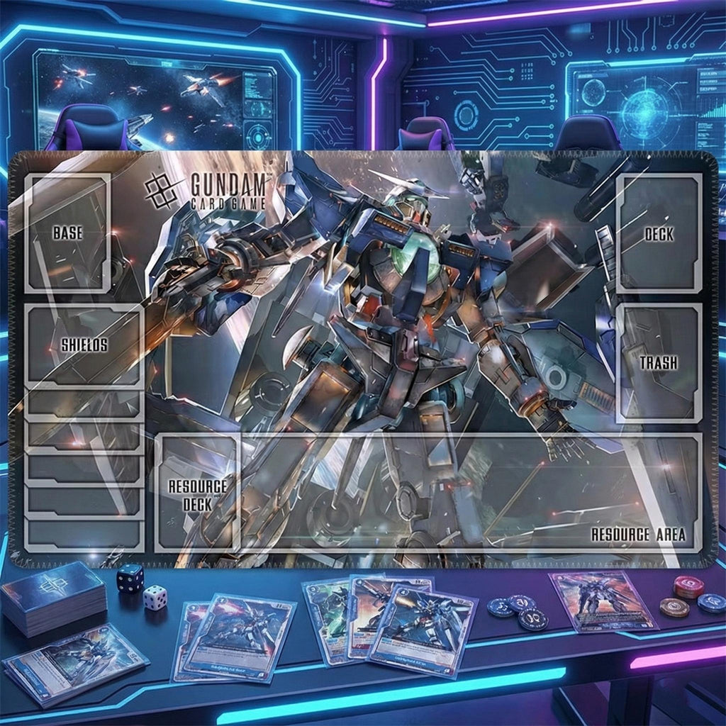 Gundam Card Game Playmat, Mecha Gaming Pad, Gundam TCG
