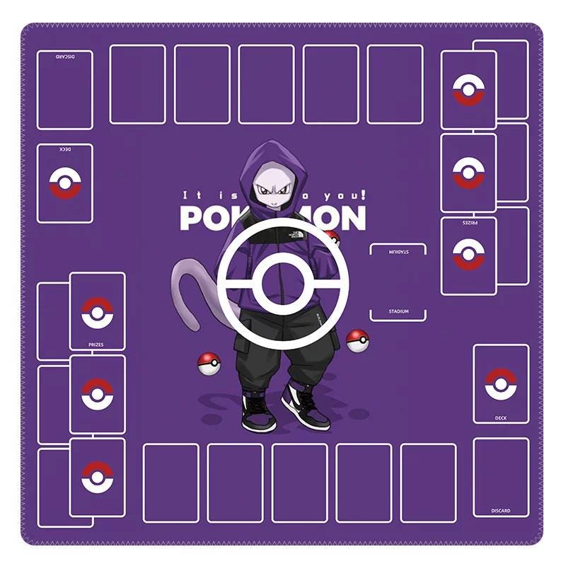 Pastel Gengar Two-Player Pokemon Playmat