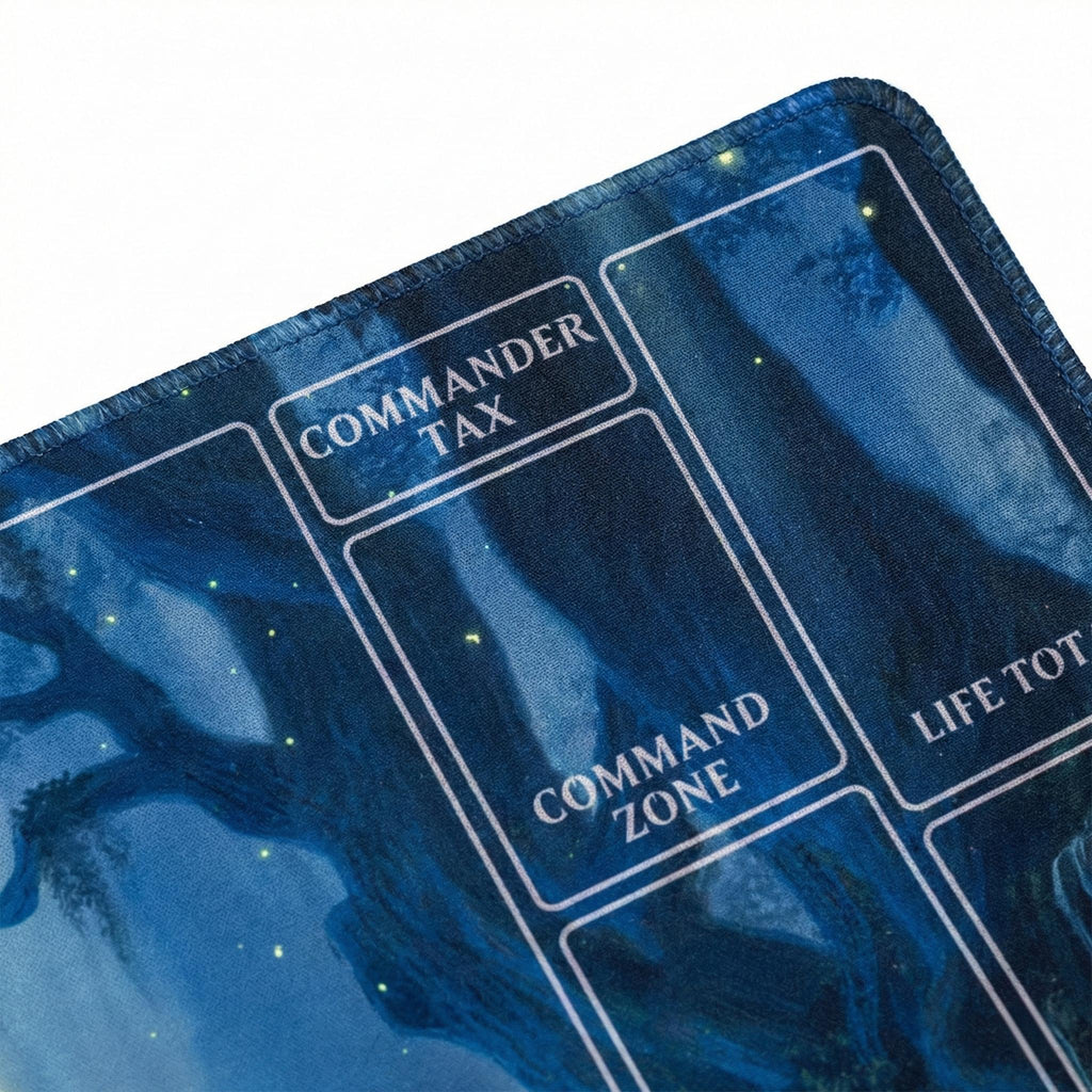 Blue Forrest MTG Commander Playmat