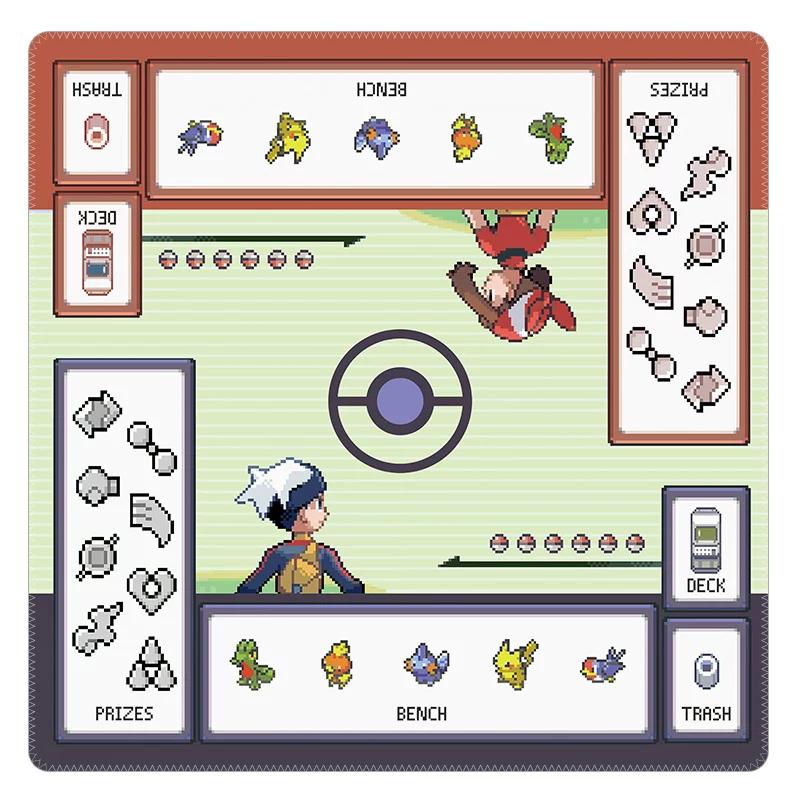 Pixel Pokemon Playmat Two Player