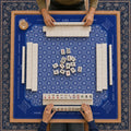 Mahjong Mat with Instructions, Classic Board Game Table Mat with Charleston Rules, Non-Slip Noise Reduction Playing Surface