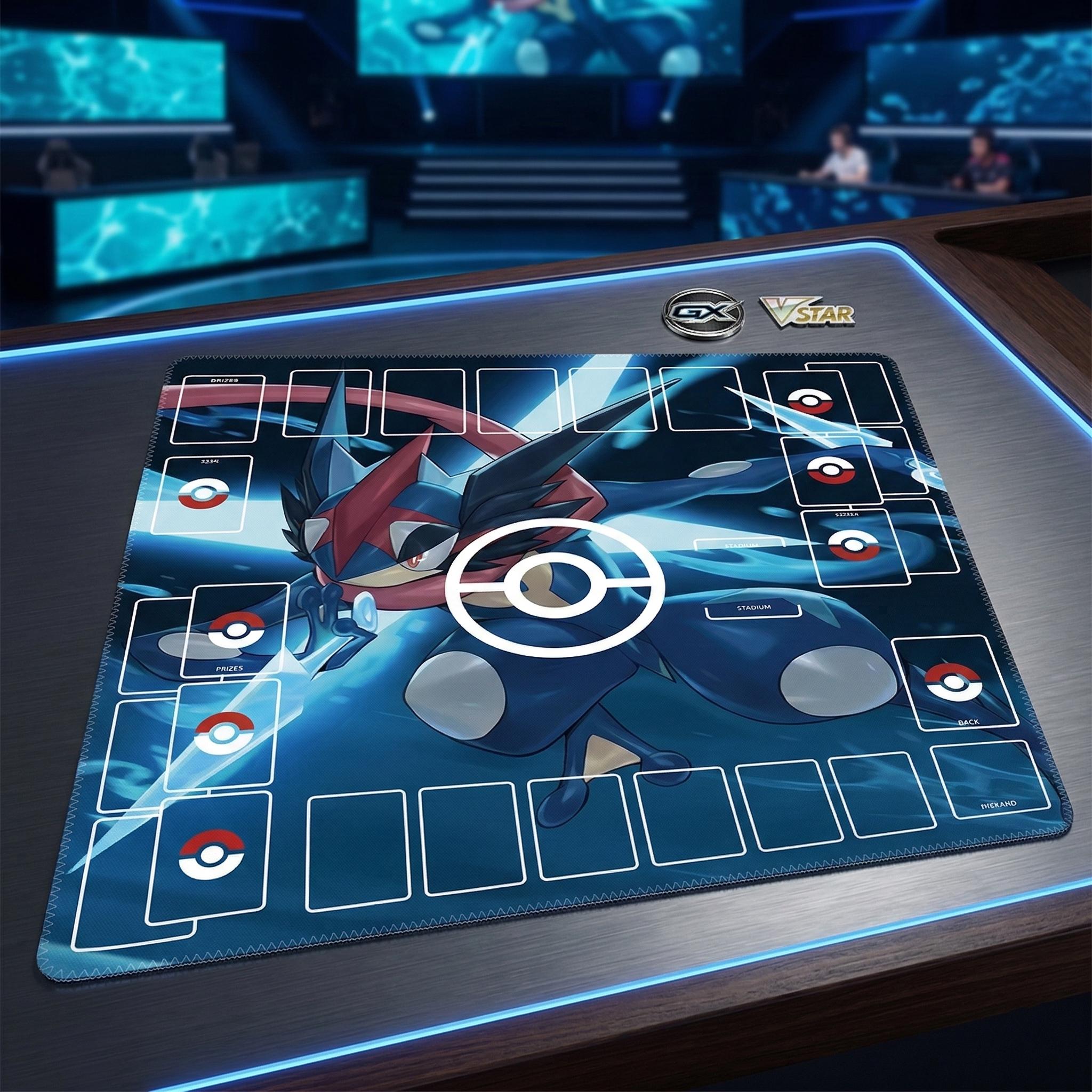 Ash Greninja Duo Pokemon Playmat